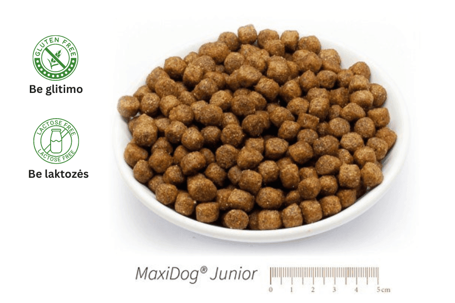 Maistas šuniukams Reico"MaxiDog JUNIOR"